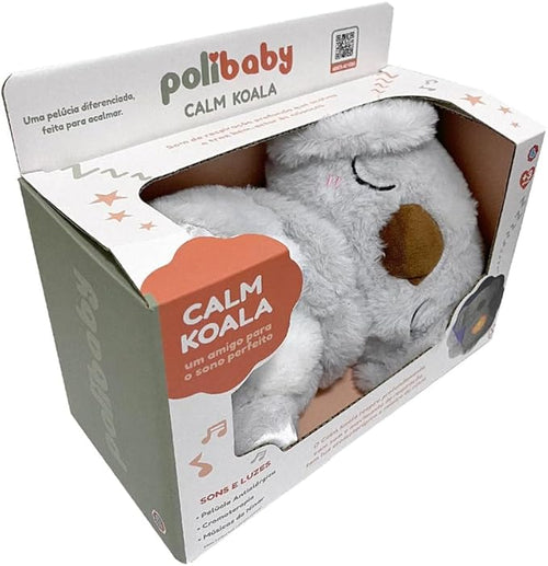 Calm Coala Ursinho Pelucia Coala Calmante Som Luz Respira Musical