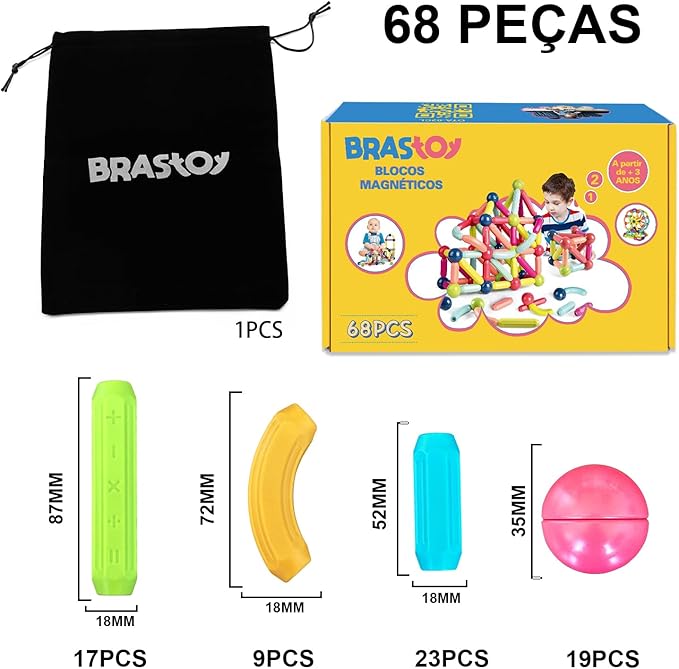 Blocos Magnéticos Criativos