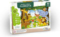 Quebra-Cabeça Madeira Floresta, 30 Peças
