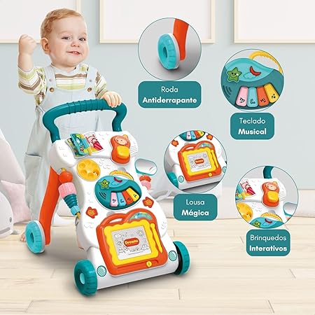 Andador de Empurrar Infantil