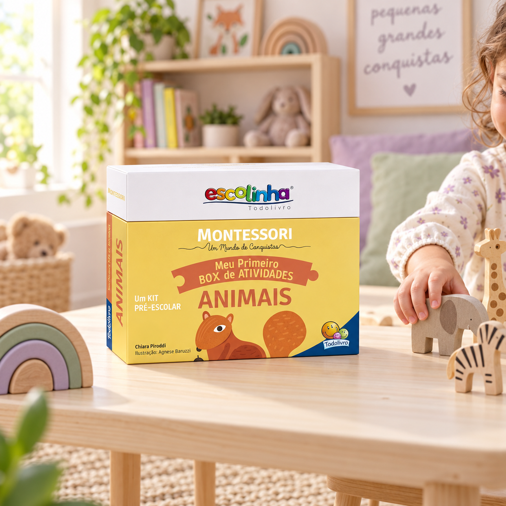Montessori box animais