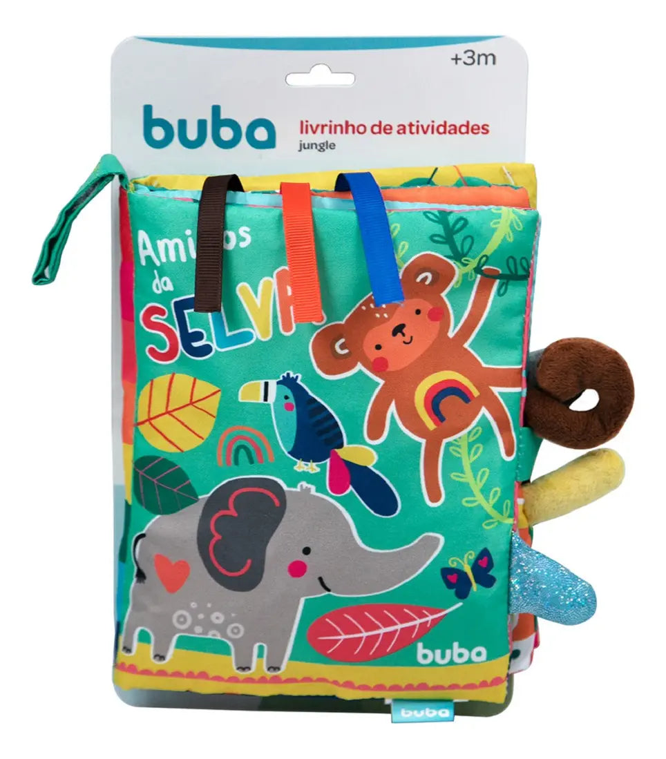 Livrinho Sensorial Buba – Animais da Selva