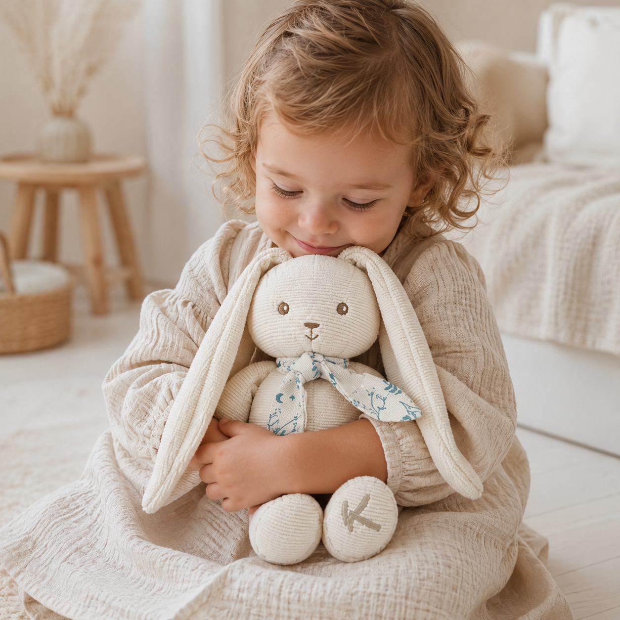 Coelho de Pelucia Kaloo creme (grande)