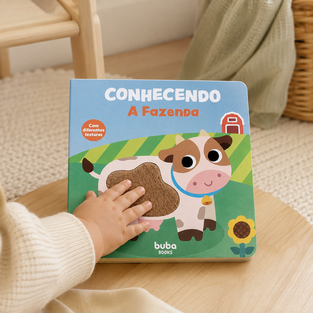 Livrinho com Texturas Conhecendo a Fazenda