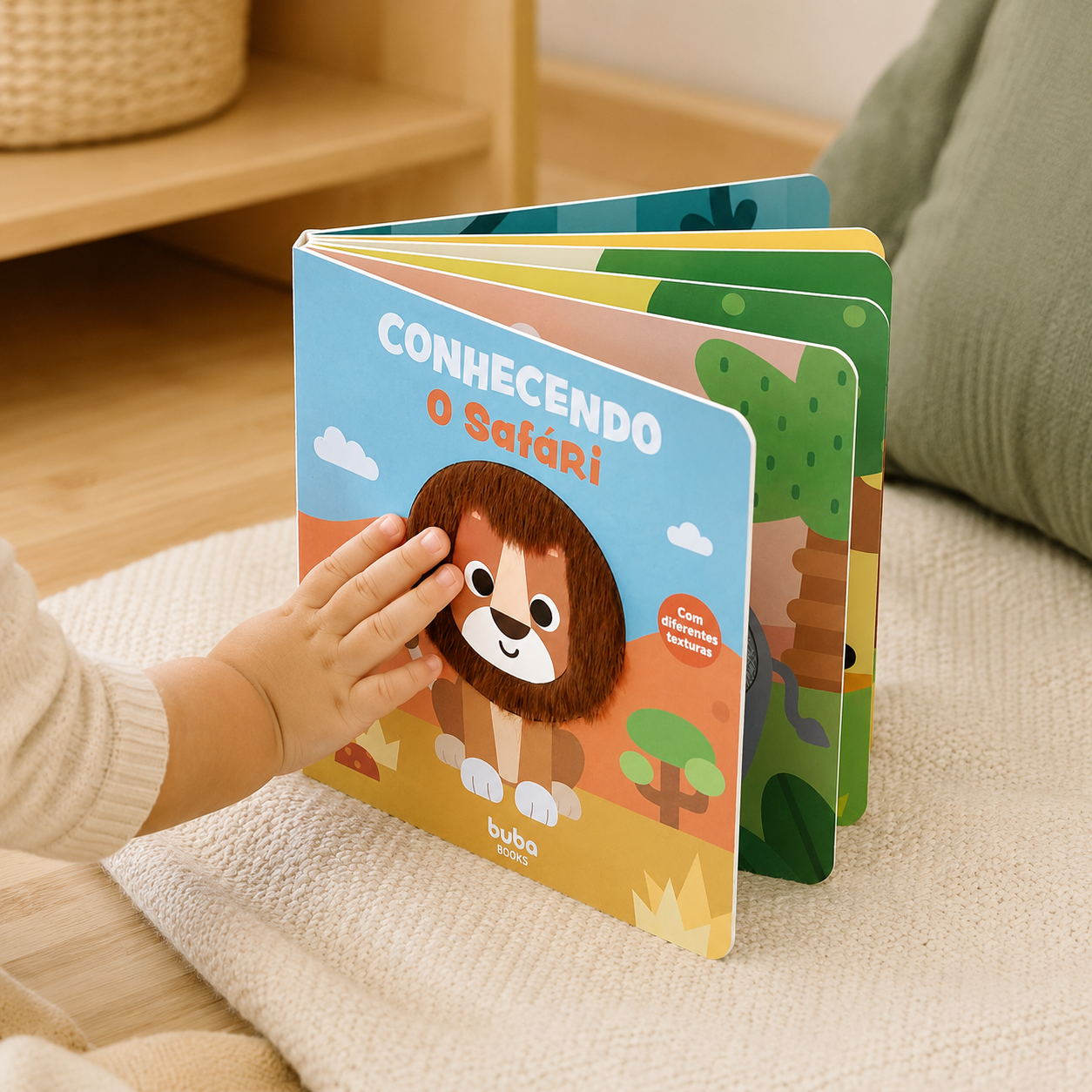 Livrinho com Texturas Conhecendoo Safari