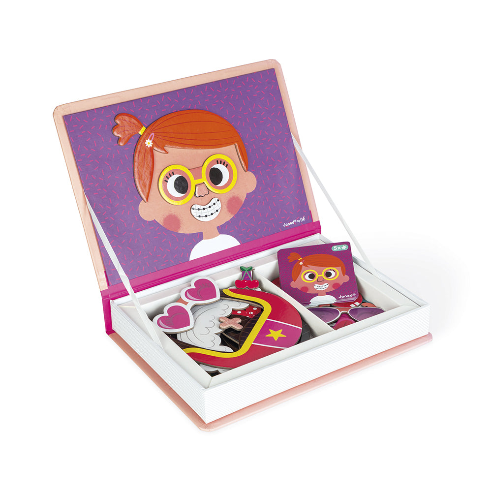 Livro Magnetico Crazy Faces