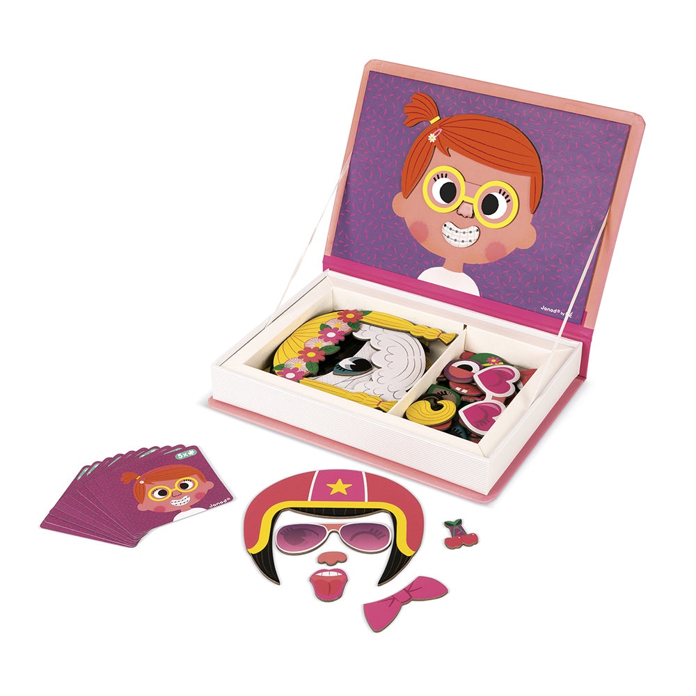 Livro Magnetico Crazy Faces