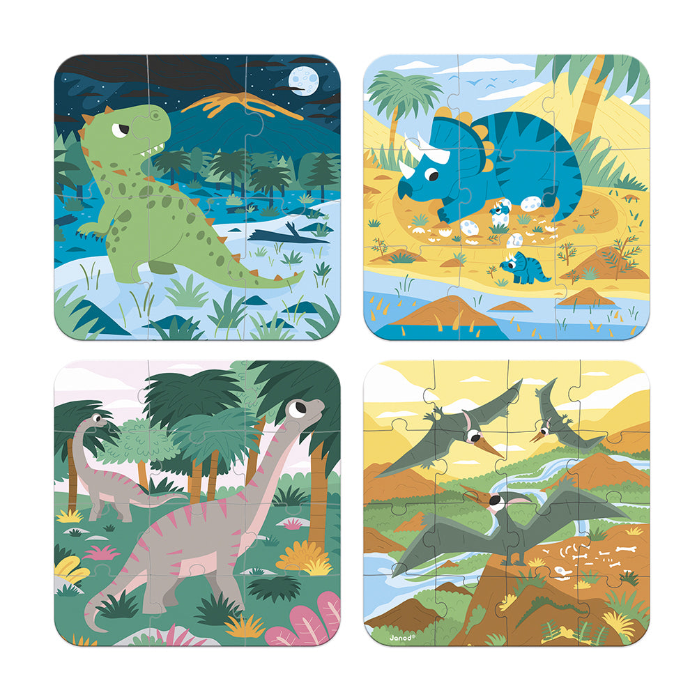 Quebra Cabeca Progressivo Dinossauros