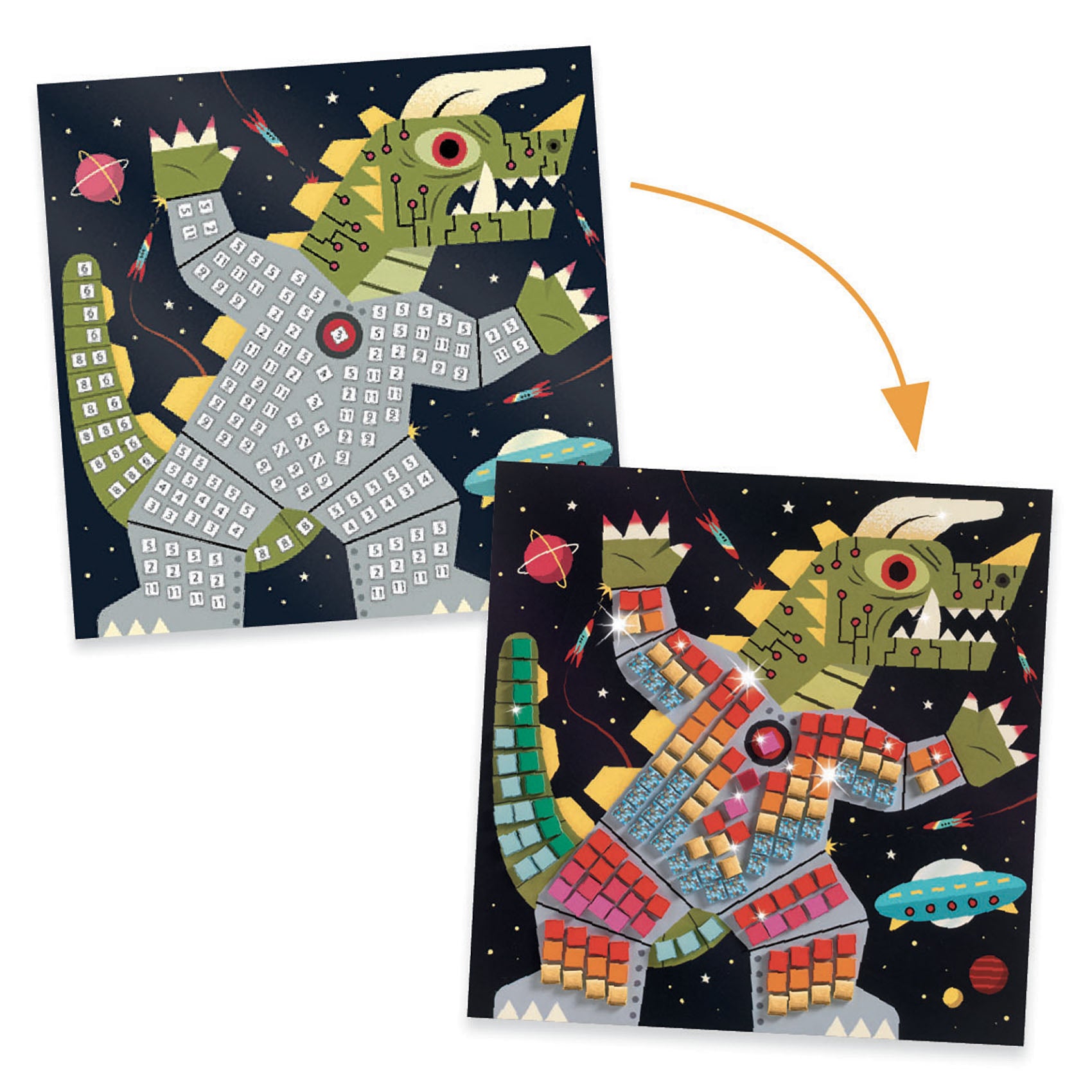 Mosaico Batalha Espacial