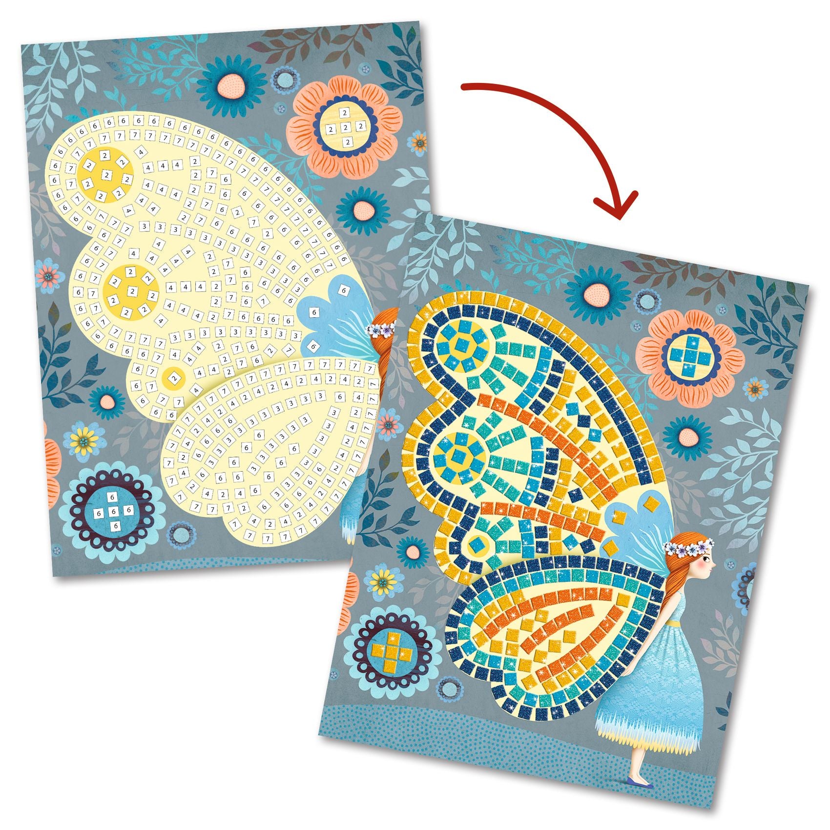 Mosaico Borboletas