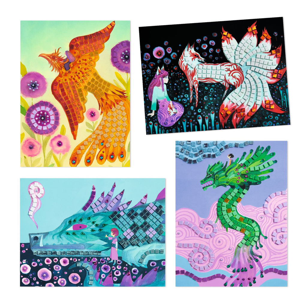 Mosaico Criaturas Miticas