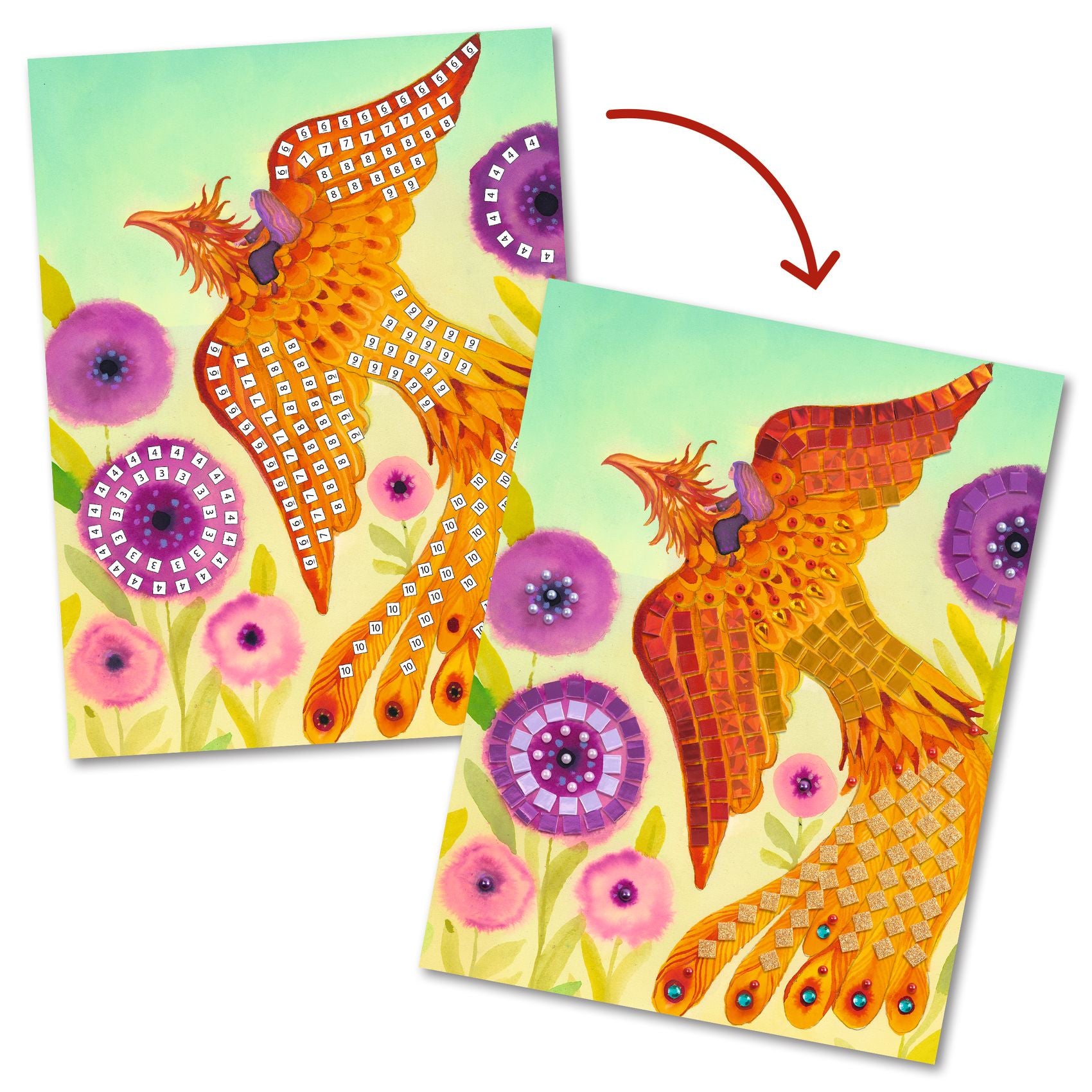Mosaico Criaturas Miticas