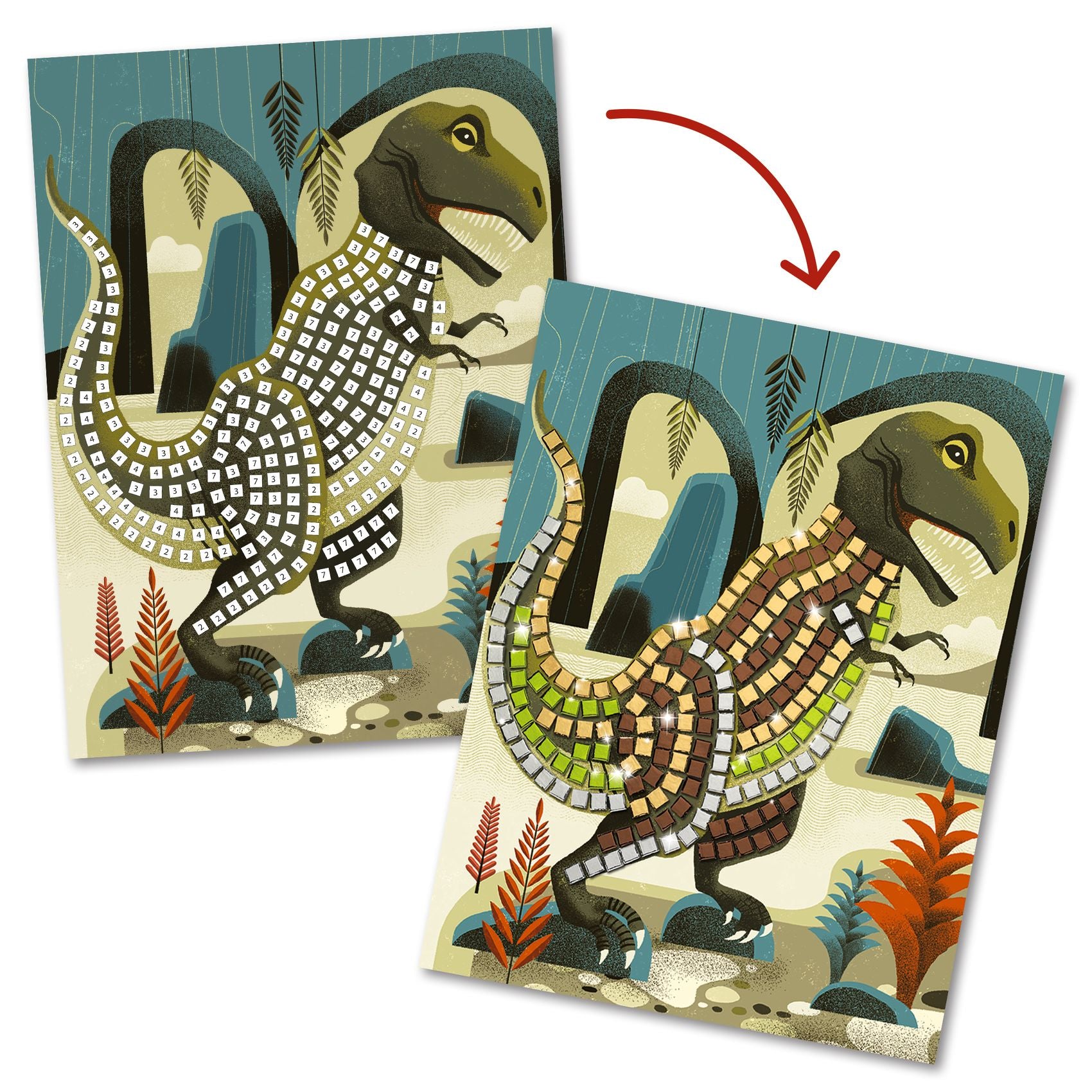 Mosaico Dinossauros