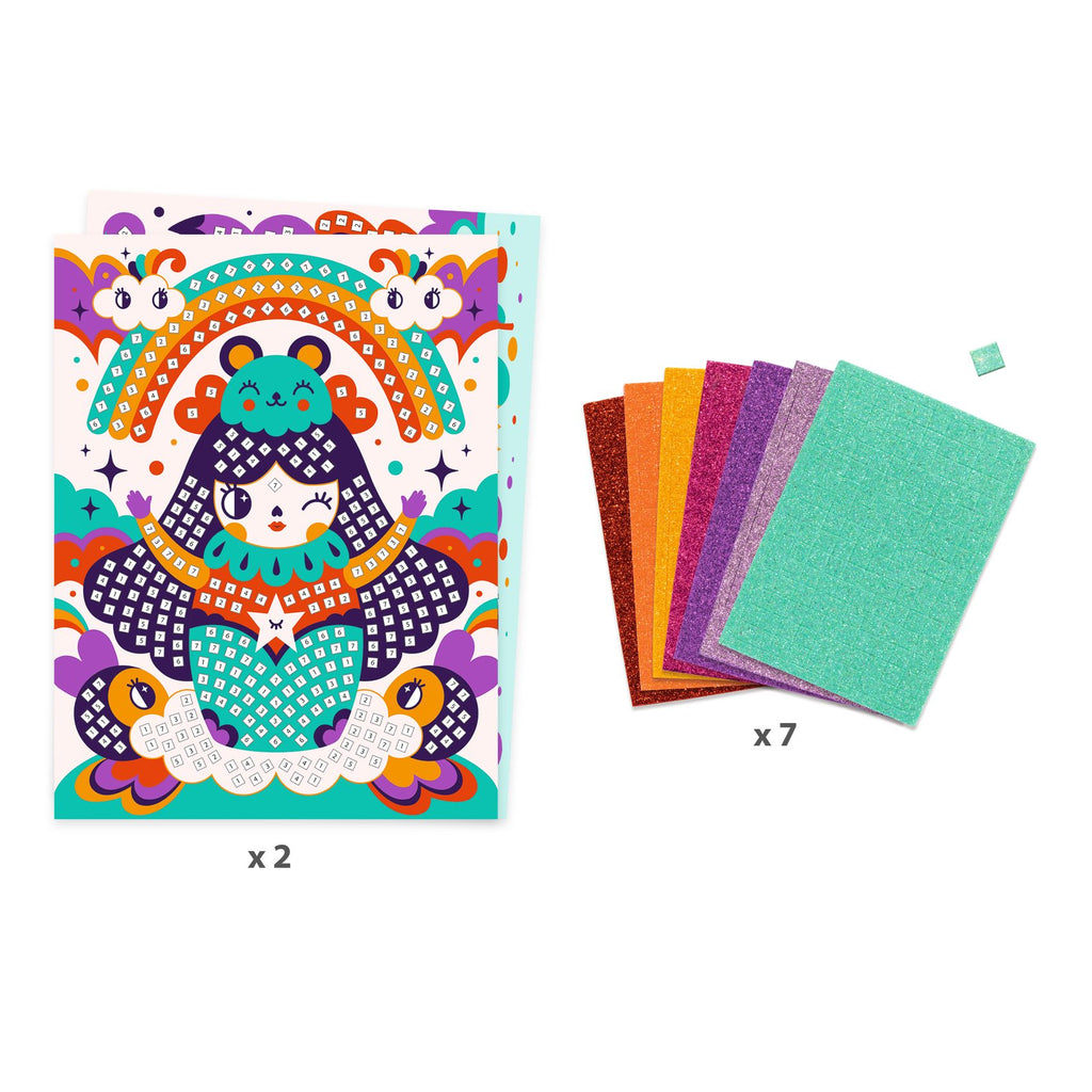 Mosaico Kokeshi