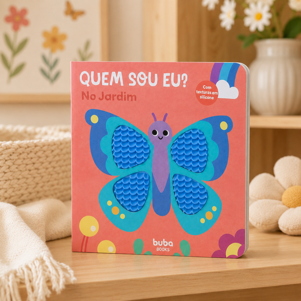 Livrinho com Texturas Quem Sou Eu no Jardim