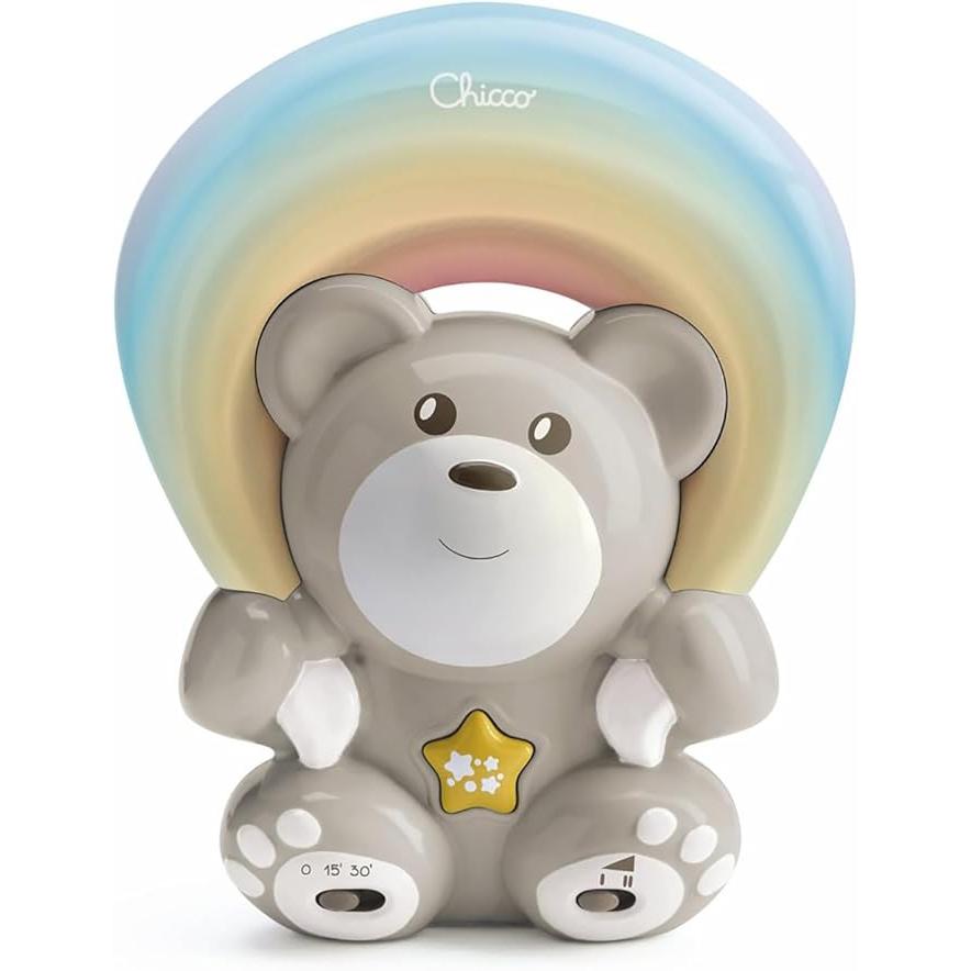 Luminária Projetor Rainbow Bear Chicco Bege
