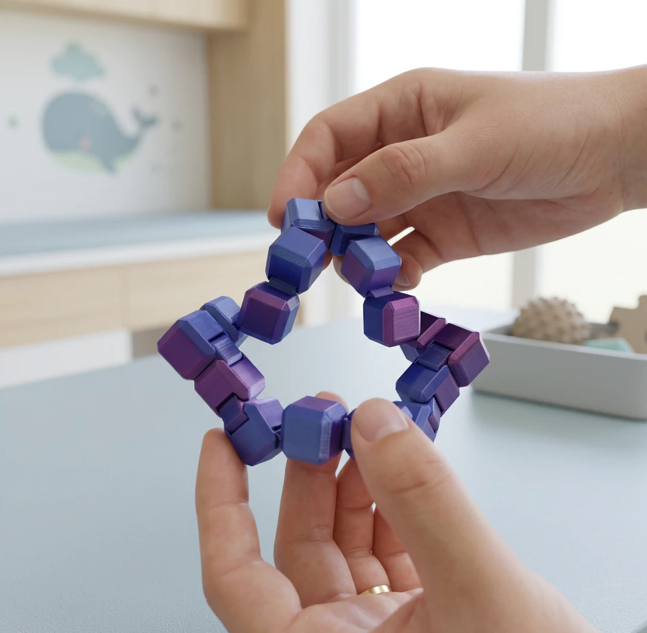 Cubo Sensorial Fidget (Foco e Estímulo Sensorial)