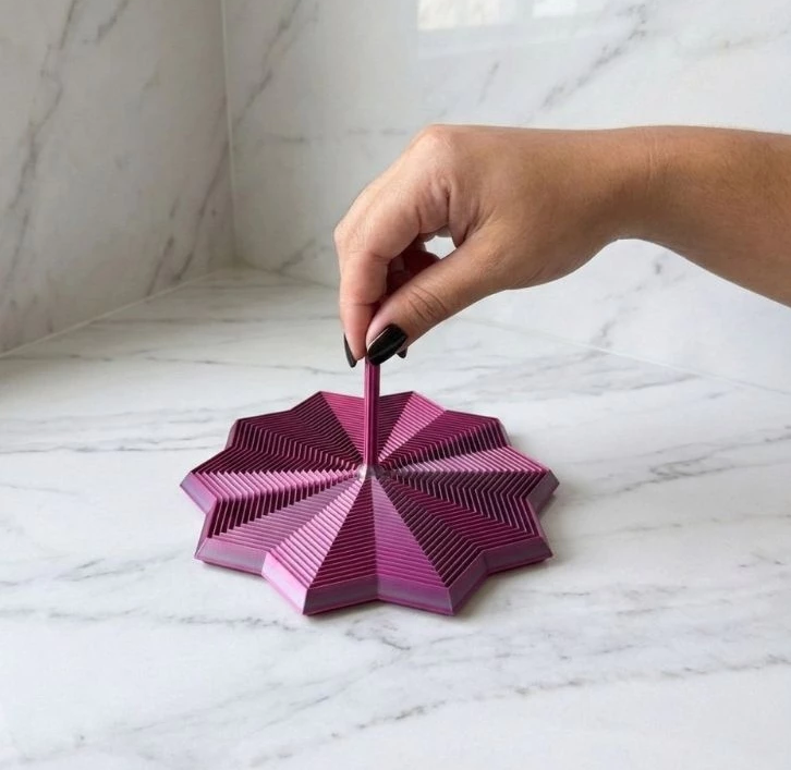 Estrela Sensorial Articulada (Calma e Estímulo Tátil)