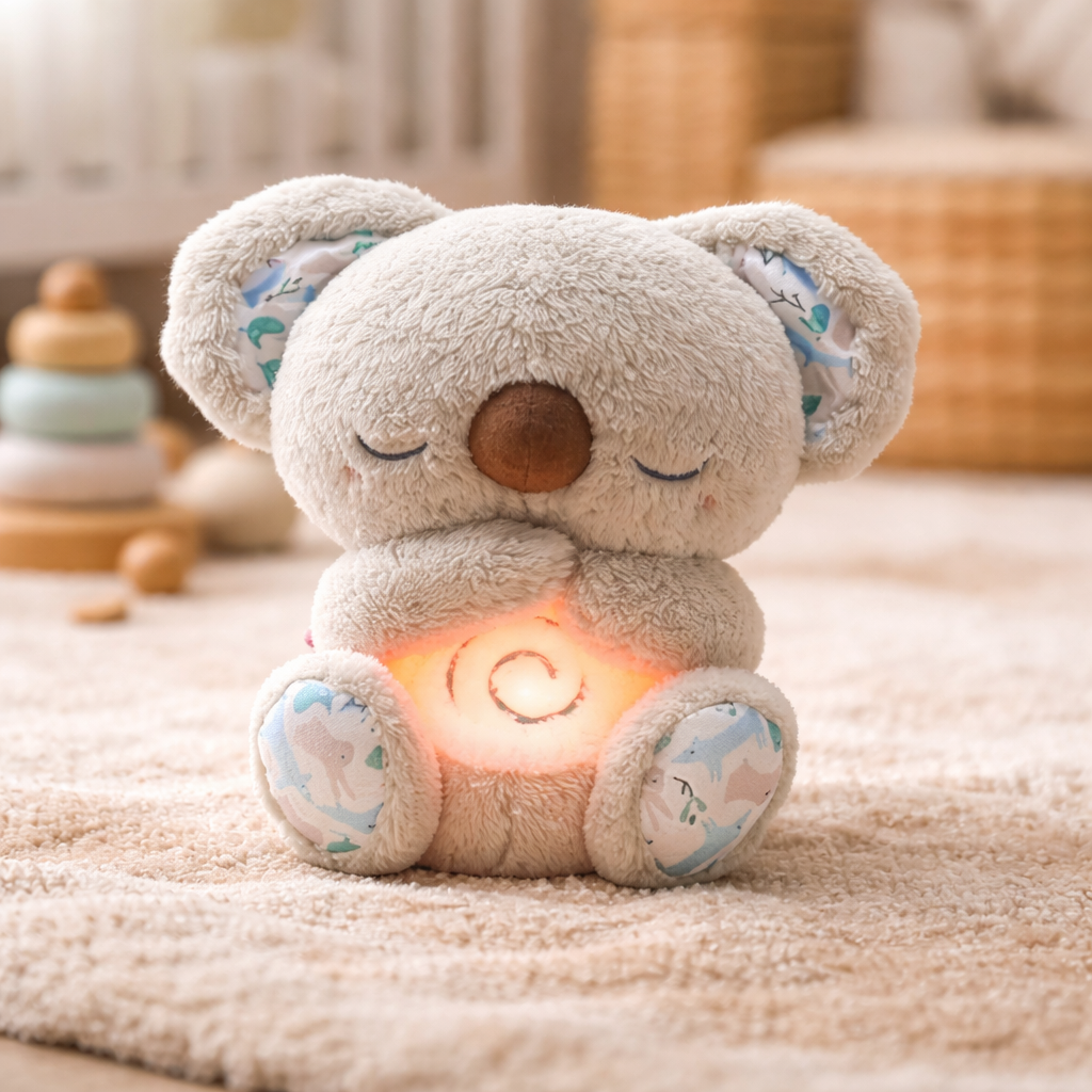 Koala Calmante com Luz e Música