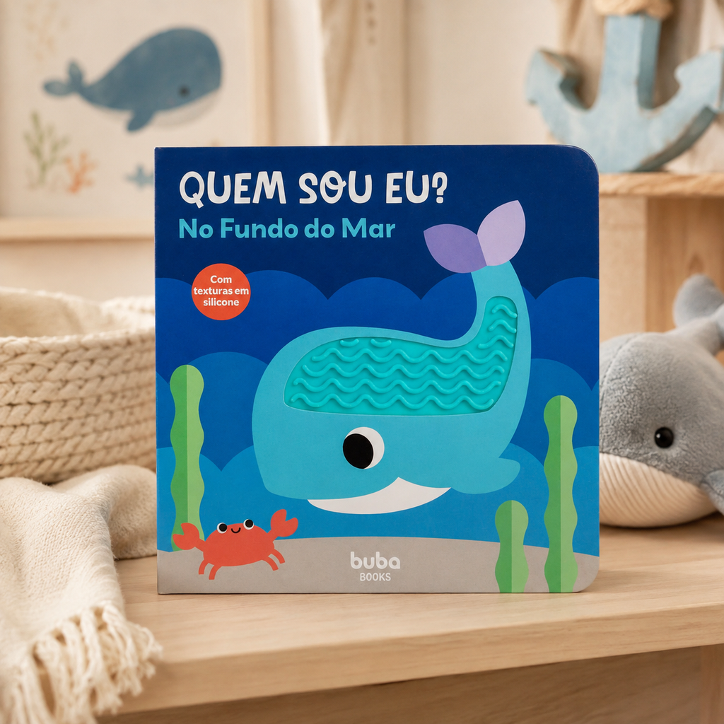 Livrinho com Texturas Quem Sou Eu no Fundo do Mar