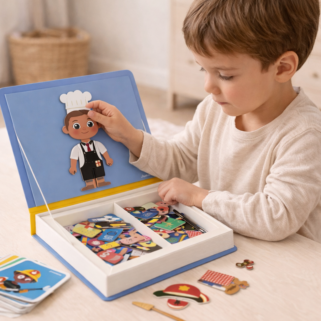Livro Magnetico Profissoes