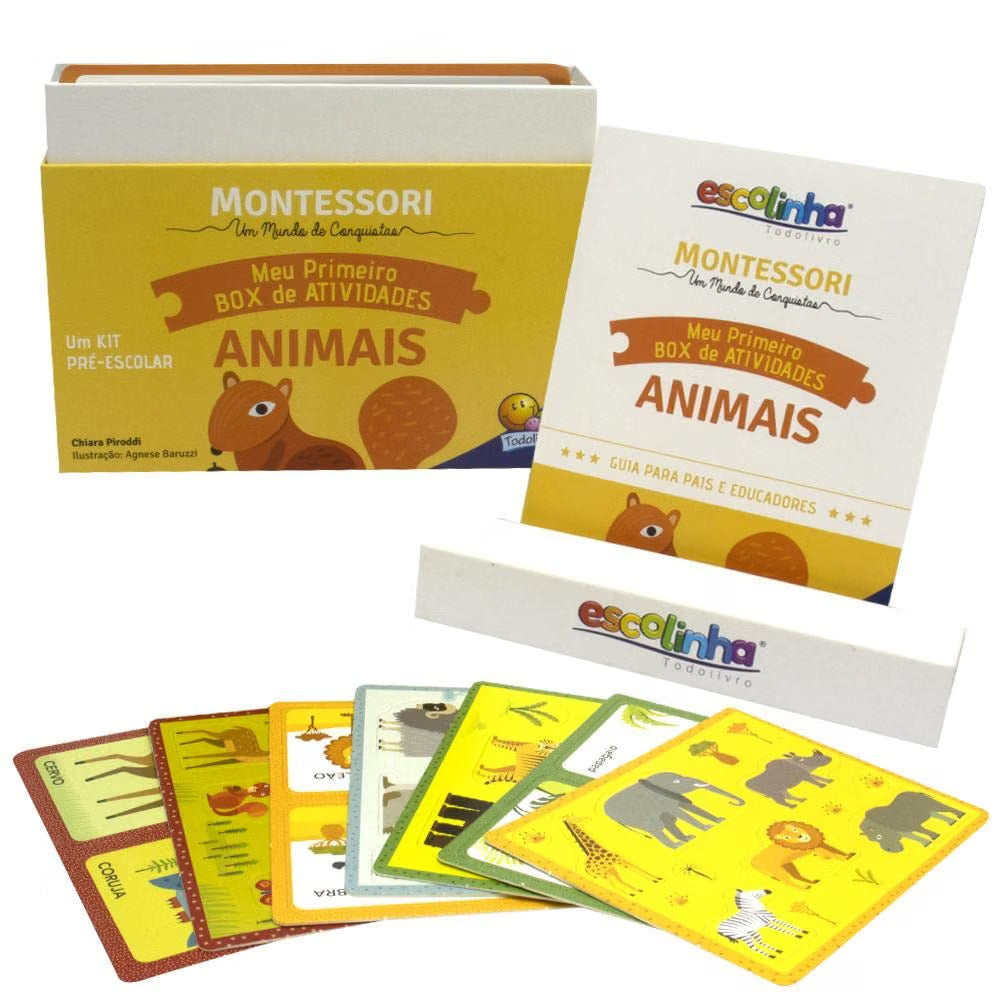Montessori box animais